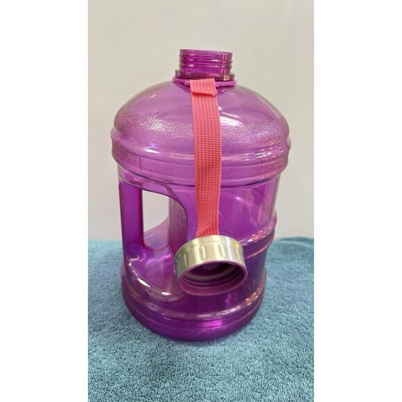 Violet BPA FREE 1 Gallon Water Bottle Steel Cap Jug Container Canteen Reusable - Picture 3 of 5
